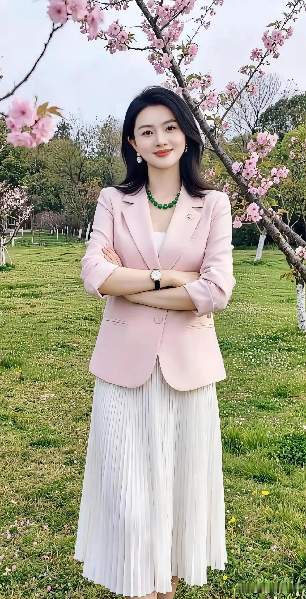 樱花满枝，风也温柔。