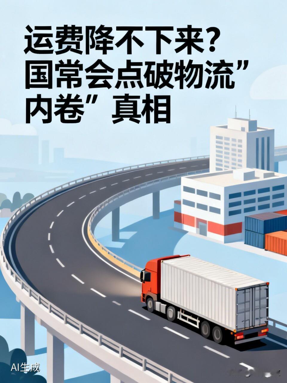 运费咋还降不下来？国常会点破物流“内卷”真相，几大狠招要来了你有没有好奇