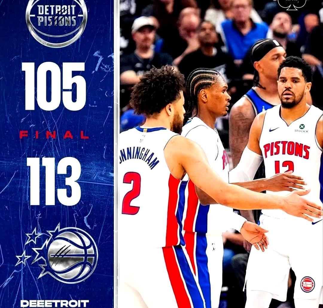 东部第一的活塞，竟然被黑八的魔术干到2-1领先了！这比赛太魔幻了……第四