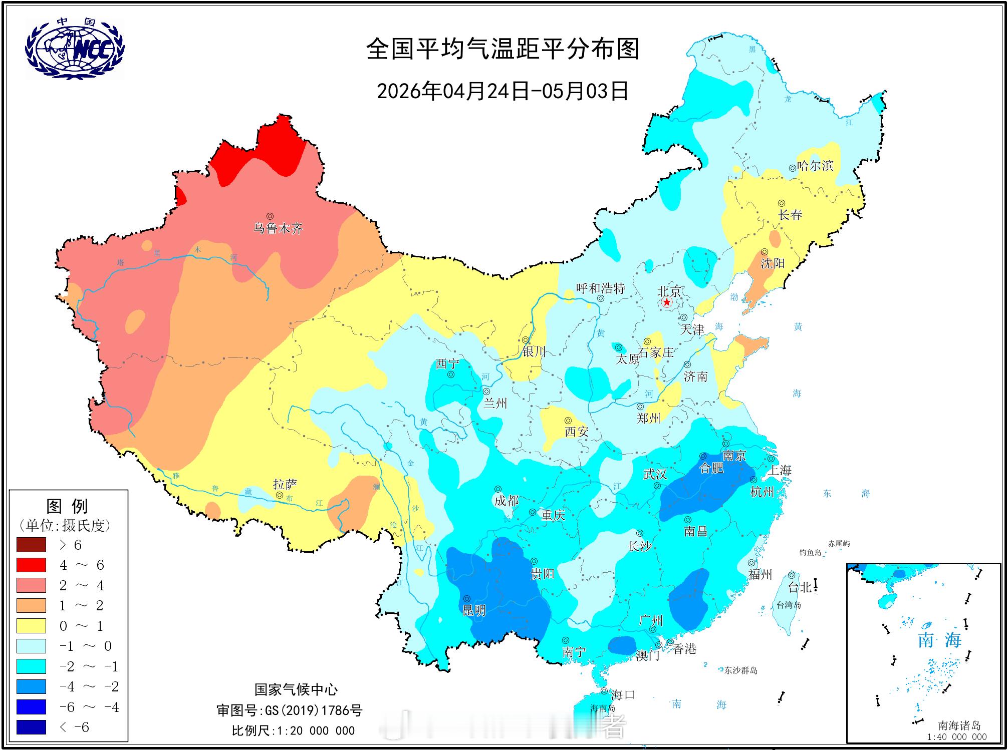 气象观察团最近20天的气温基本都是偏低哦，这真的很少见。