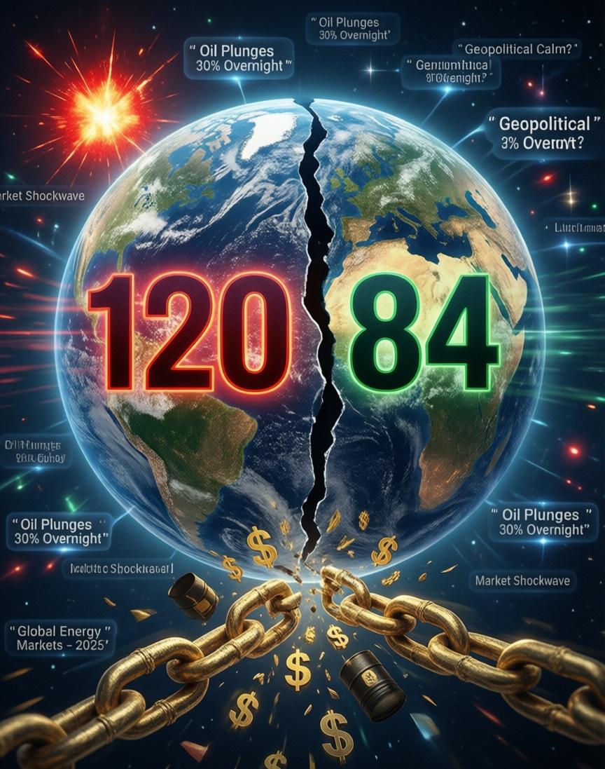 国际油价上演戏剧性转折——就在外界普遍看涨、价格一度逼近120美元关口之后，行情