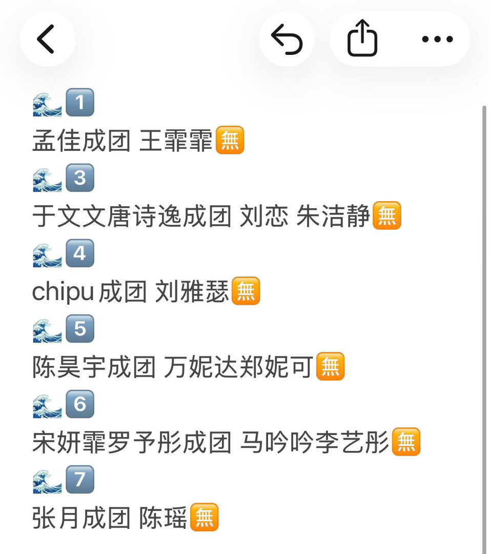 已经掌握浪姐虐粉套路🫪我已经练成钢铁心脏…（浪2不太熟就没有上榜…乘风2026