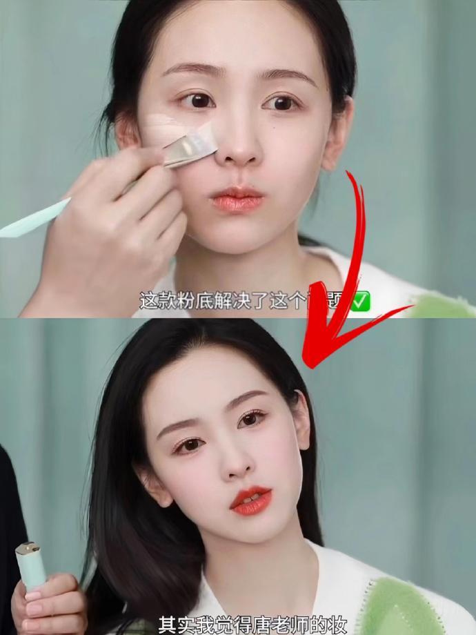 陈都灵素颜比化妆更好看，你们觉得呢