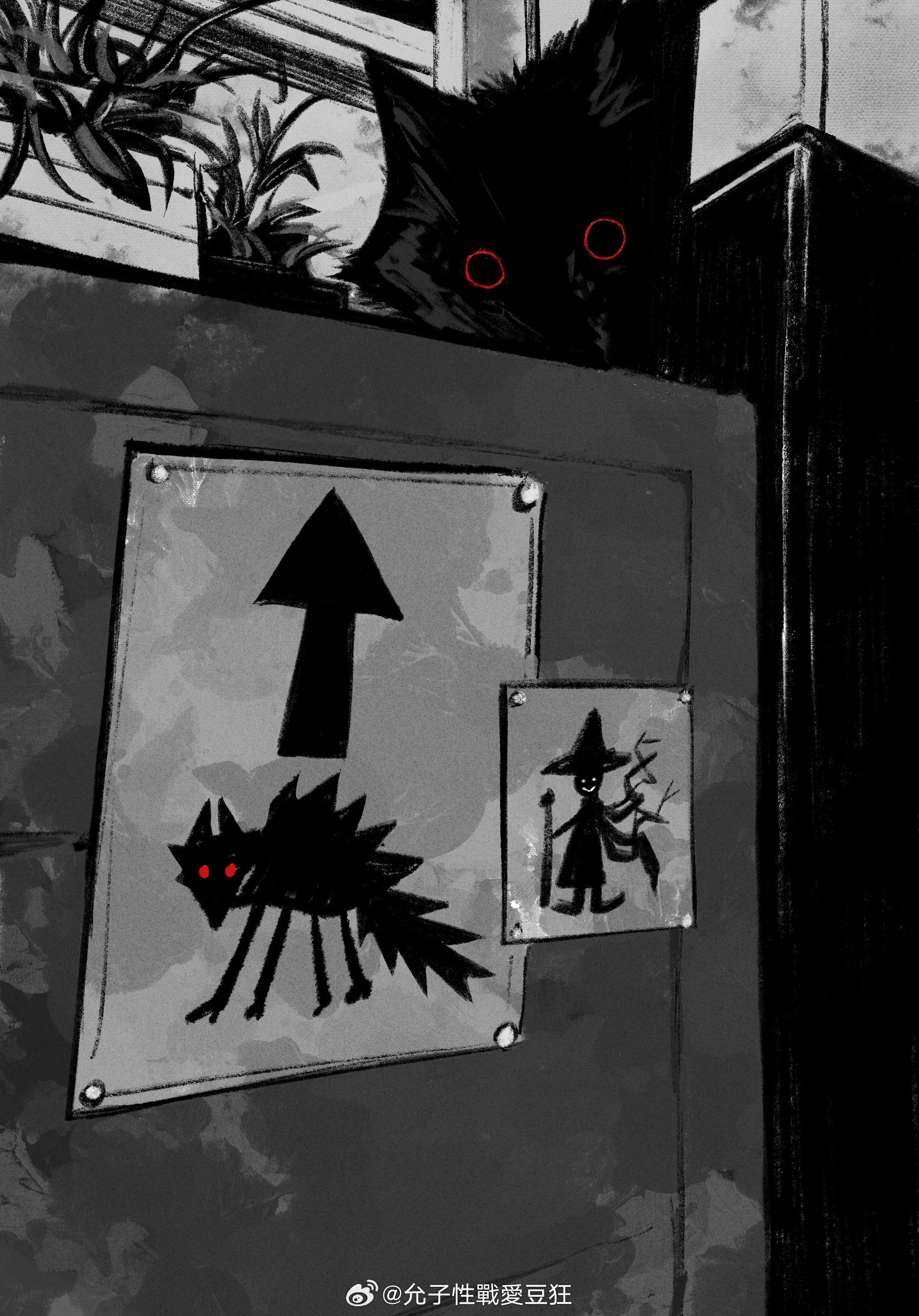 魔女獸人🔮🐺：我家的狗狗很善良：(●Y●)​​​