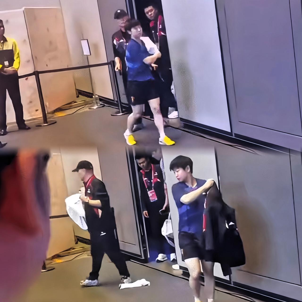 莎莎这耳朵真是绝了！才把毛巾往小杨手里一放，转身才迈出一步，就听见"啪嗒