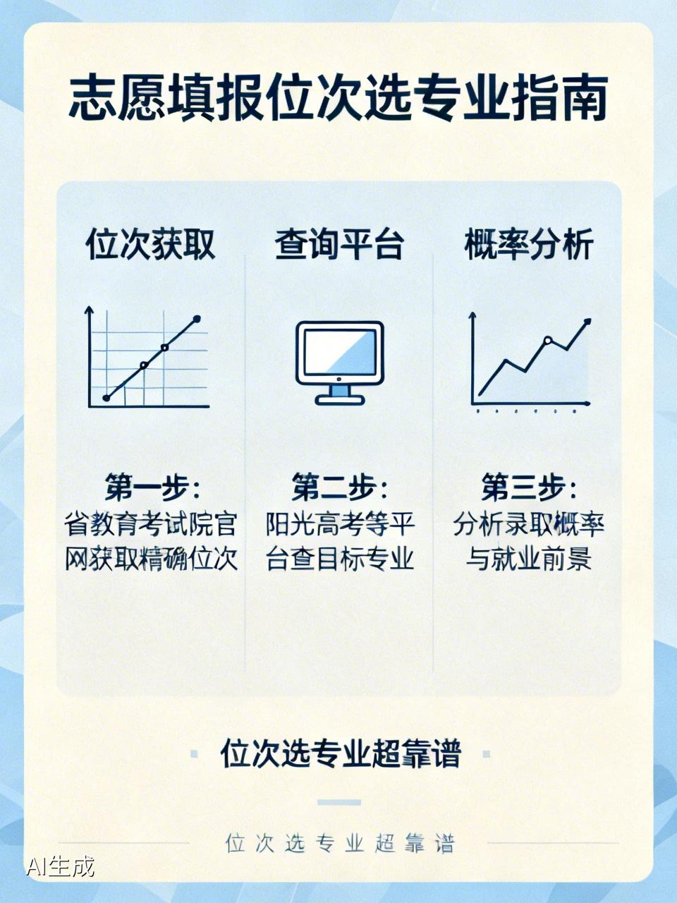 志愿填报时如何根据位次选择专业志愿填报时，用位次选专业超靠谱。新高考赋分制下，