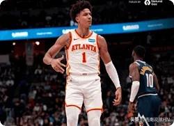 老鹰送走特雷杨后，4大新星数据井喷:杰伦约翰逊，25岁全能大前锋，18中12