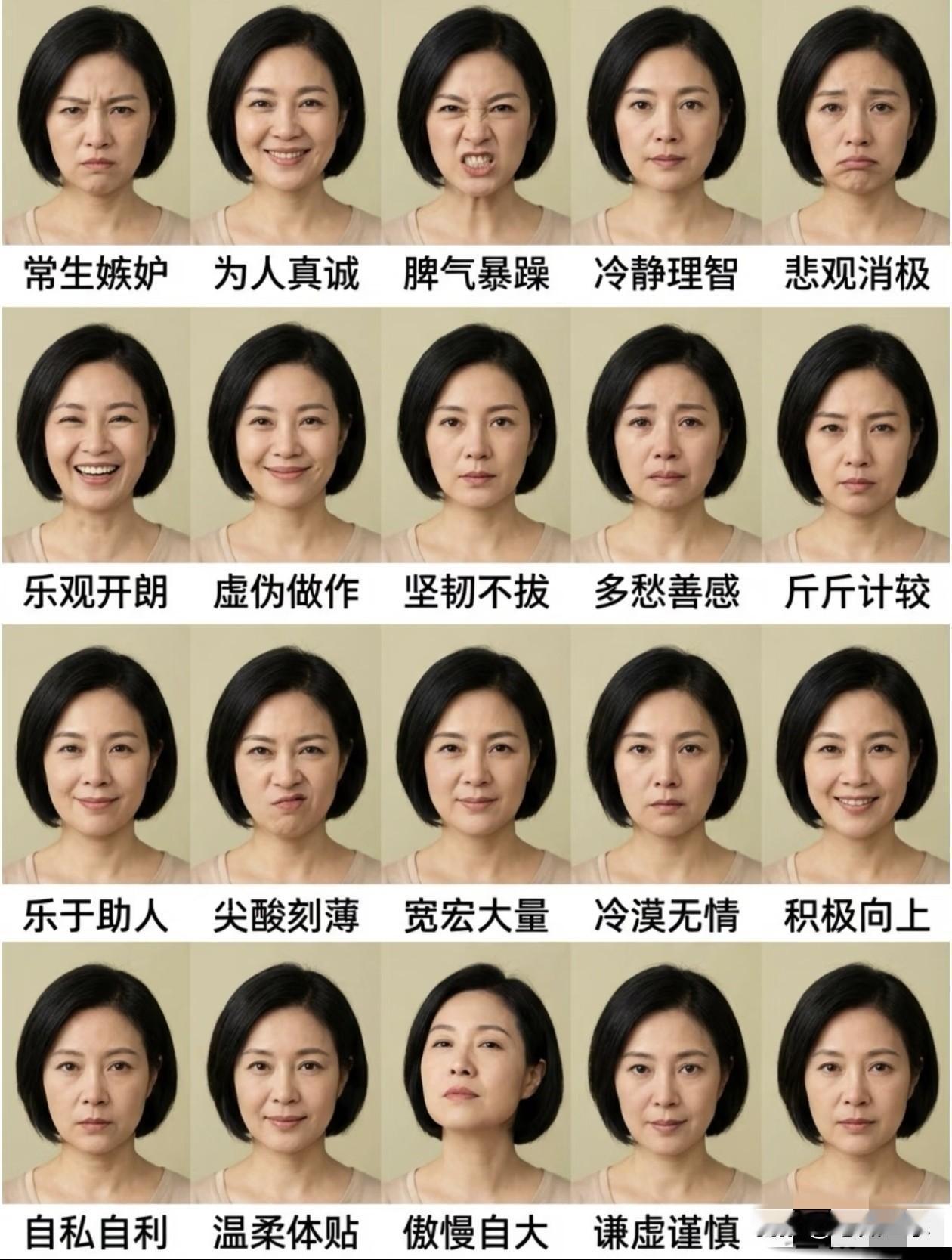 一张脸，能看出什么？不是五官，是心。心一乱，眉眼塌下。心一松，整个人都亮了。