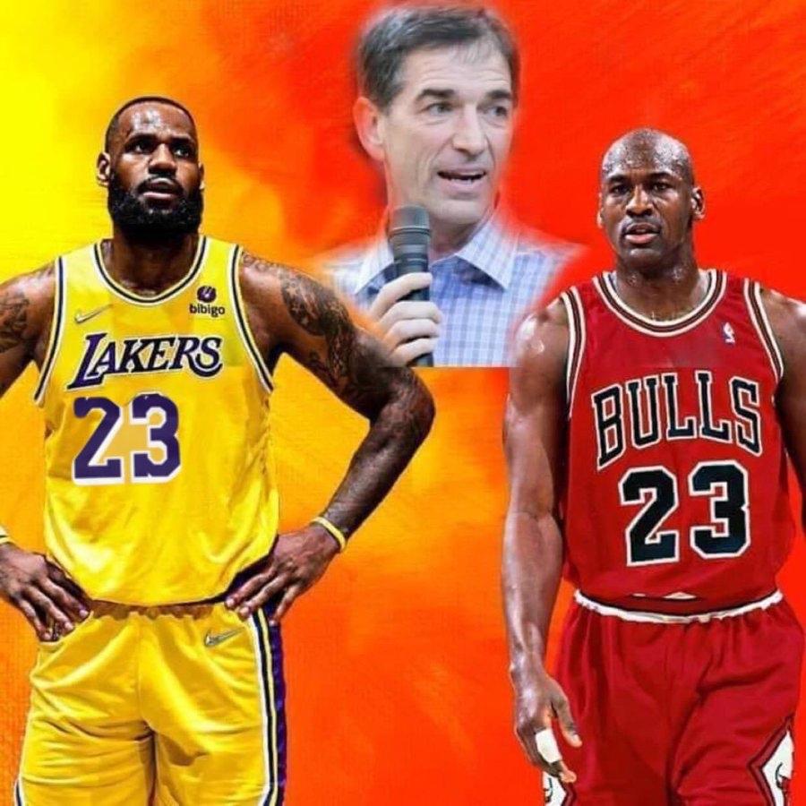 在NBA历史最佳球员的争论中，乔丹和詹姆斯始终是绕不开的两个人物，他们几乎是被拿