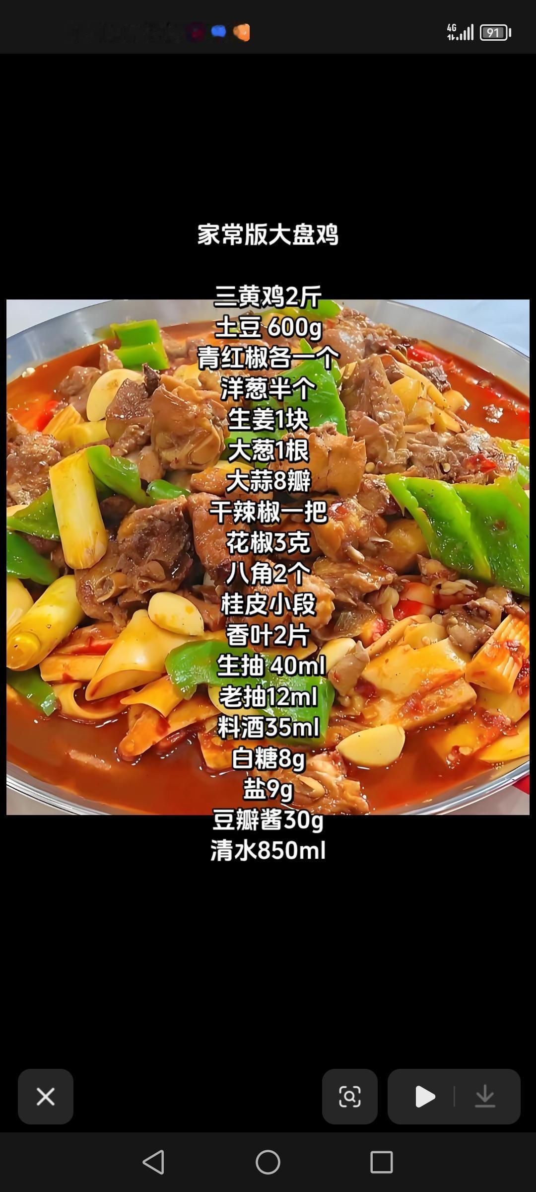 家常版大盘鸡，煎饺配方，宫廷桃酥
