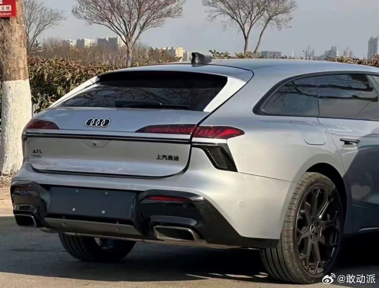 上汽奥迪全新旅行车无伪装谍照街头曝光，为中国特供车型，核心弥补C10代奥迪A6L