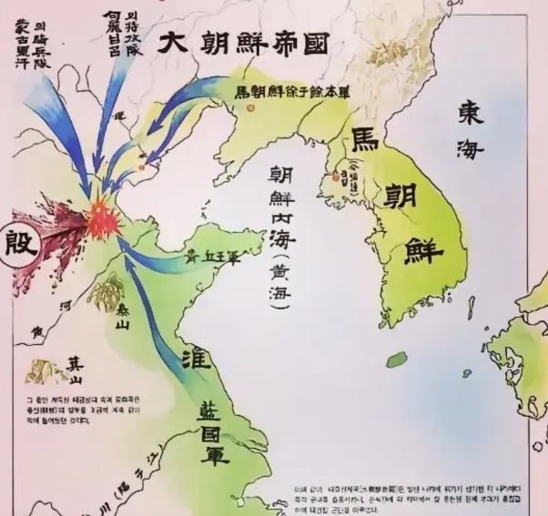 韩国属于中国领土必须收回有网友从历史上查明，战国时期的七雄秦、齐、楚、燕、韩