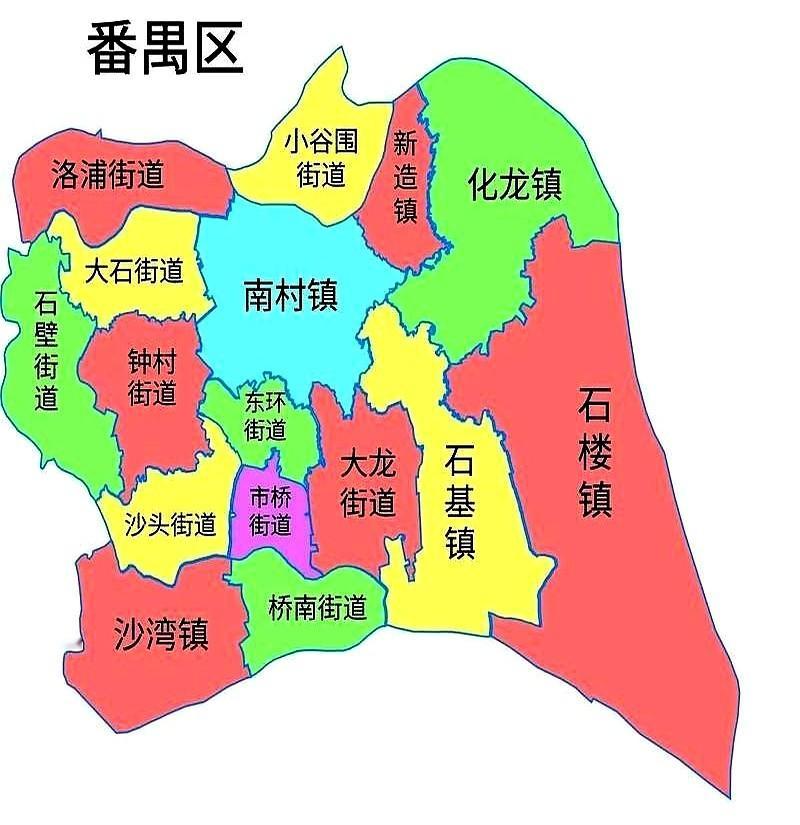 翻开广州市番禺区的电子地图时不少人会先点进万博或市桥，可缩放两级后才发...