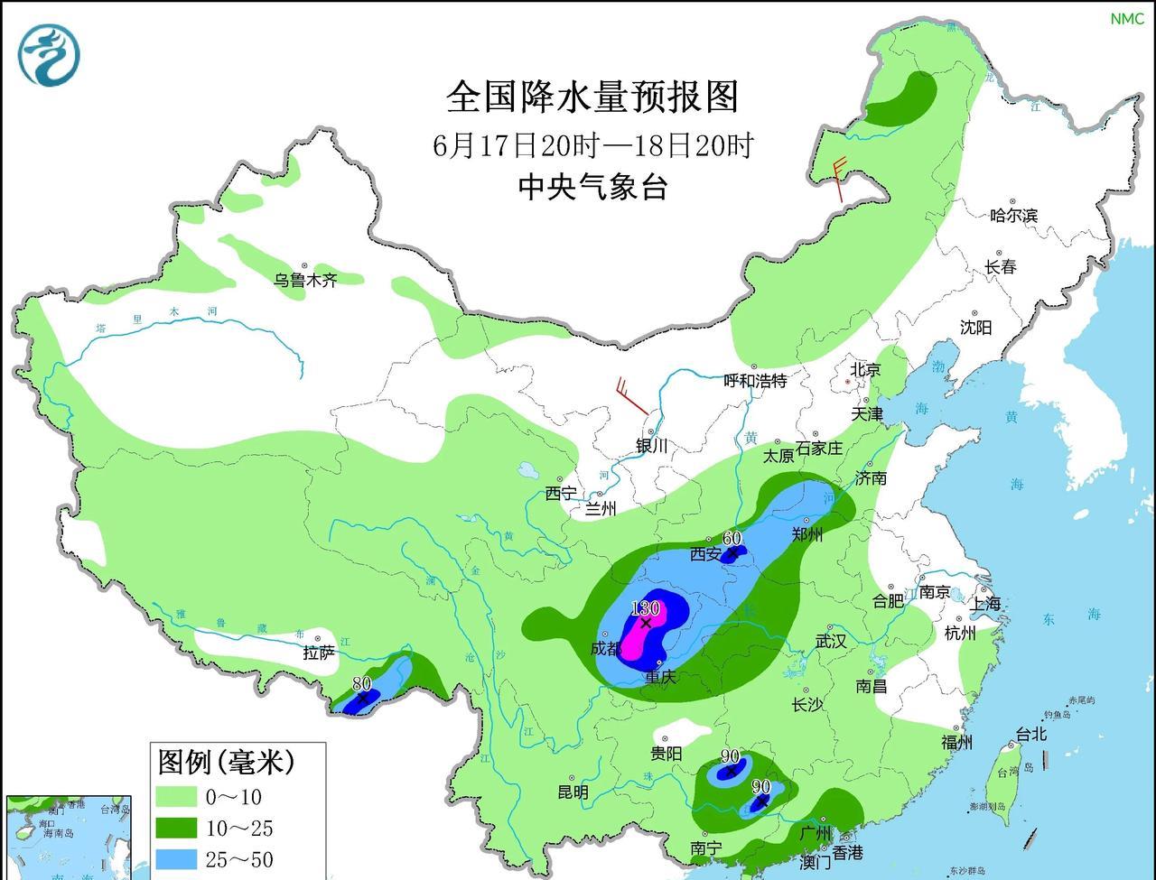 明晚开始，新一轮强降雨过程便会拉开序幕。尽管还有一定的调整空间，但强降雨落区基本