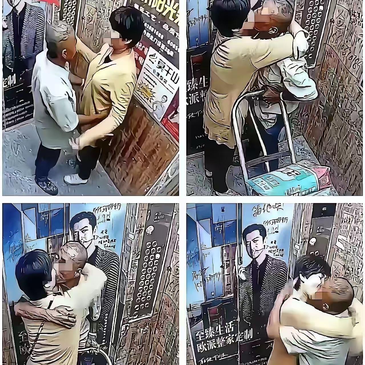 电梯惊现秃头版狂吻大战，看完直接笑到捶墙！大爷大妈真生猛，头顶稀疏的大叔刚抬