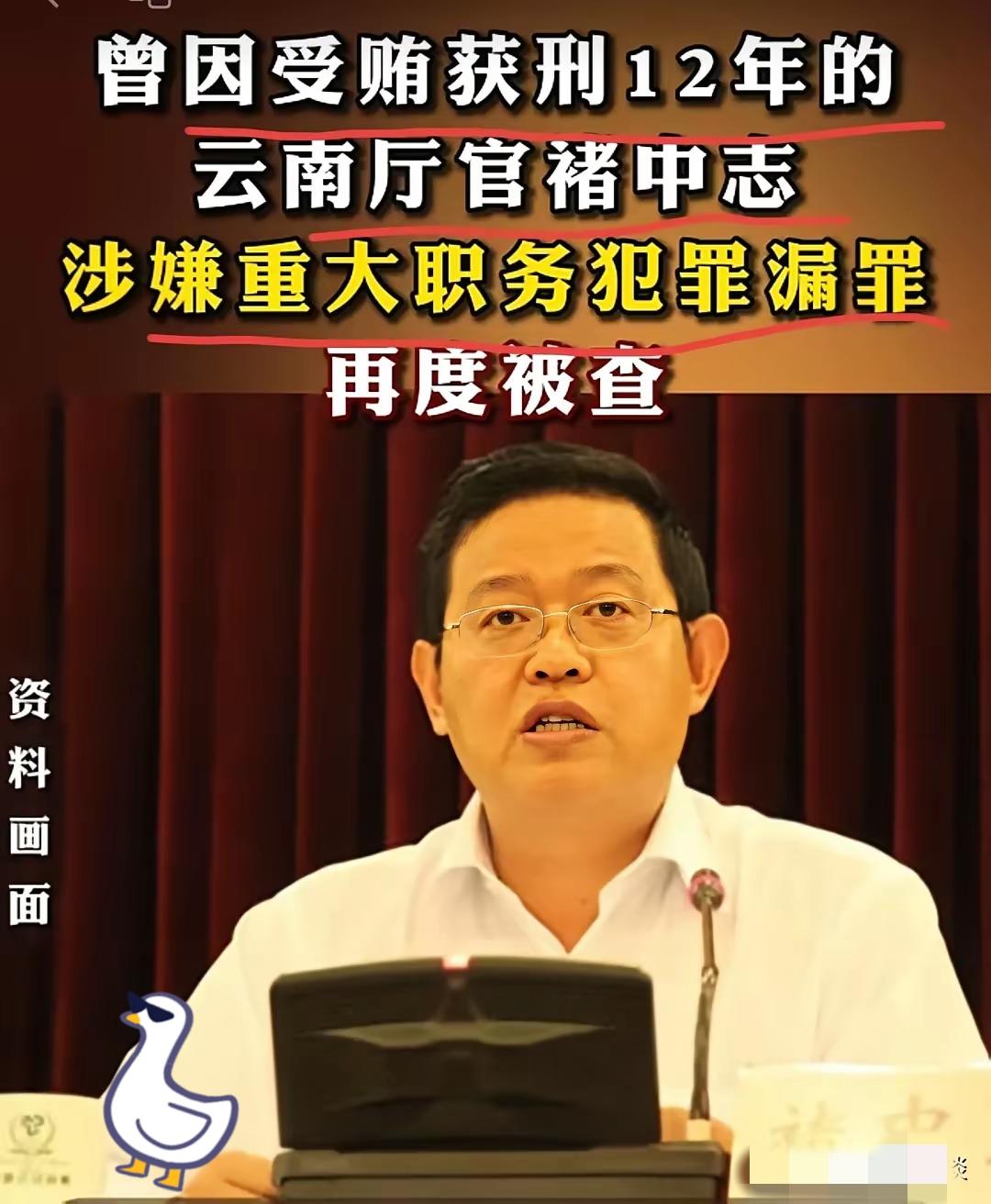 牢里蹲了10年，眼看再熬2年就能出狱，没想到又被纪委找上门！大理原市委书记褚中志