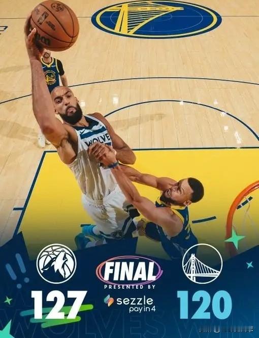 森林狼官方真是太损了！在今天森林狼客场以127：120击败勇士的赛后，森林狼官方