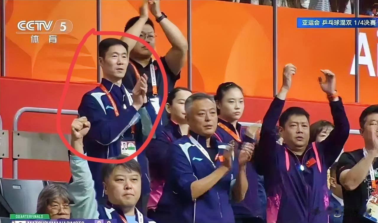 莎头3:0拿下松岛辉空/张本美和的时候，大家发现看台上王励勤的表情了吗？大力终