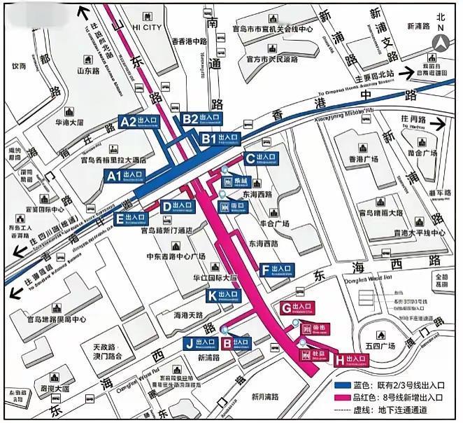 王铎：这是青岛地铁在山东路和香港路的重要交通节点。照我看，这种节点还要继续创建，