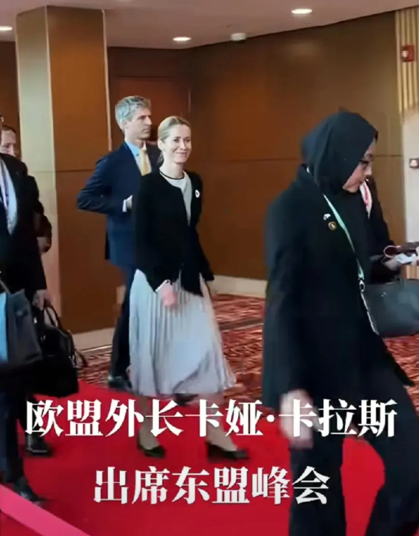 东盟峰会，现在搞大了，欧盟女外长卡斯拉、英国外长拉米，也来了！美国、俄罗斯外长，