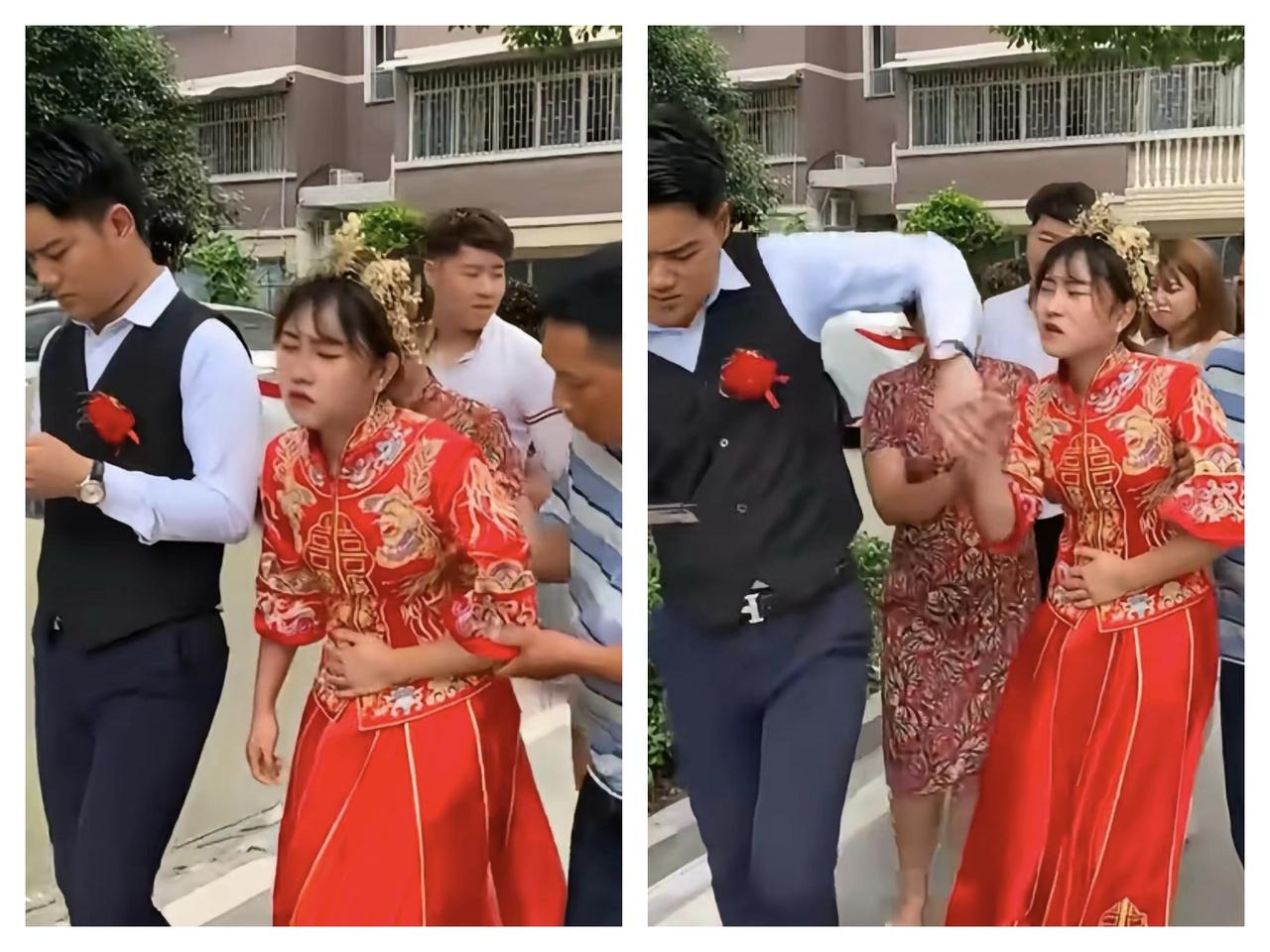 婚礼当天，婚事黄了！新郎全程低头玩手机，岳父霸气抱女离场：这婚不结了！一场本