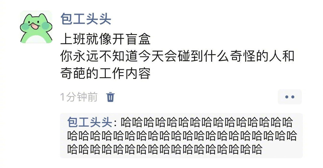 《上班就像开盲盒》​​​