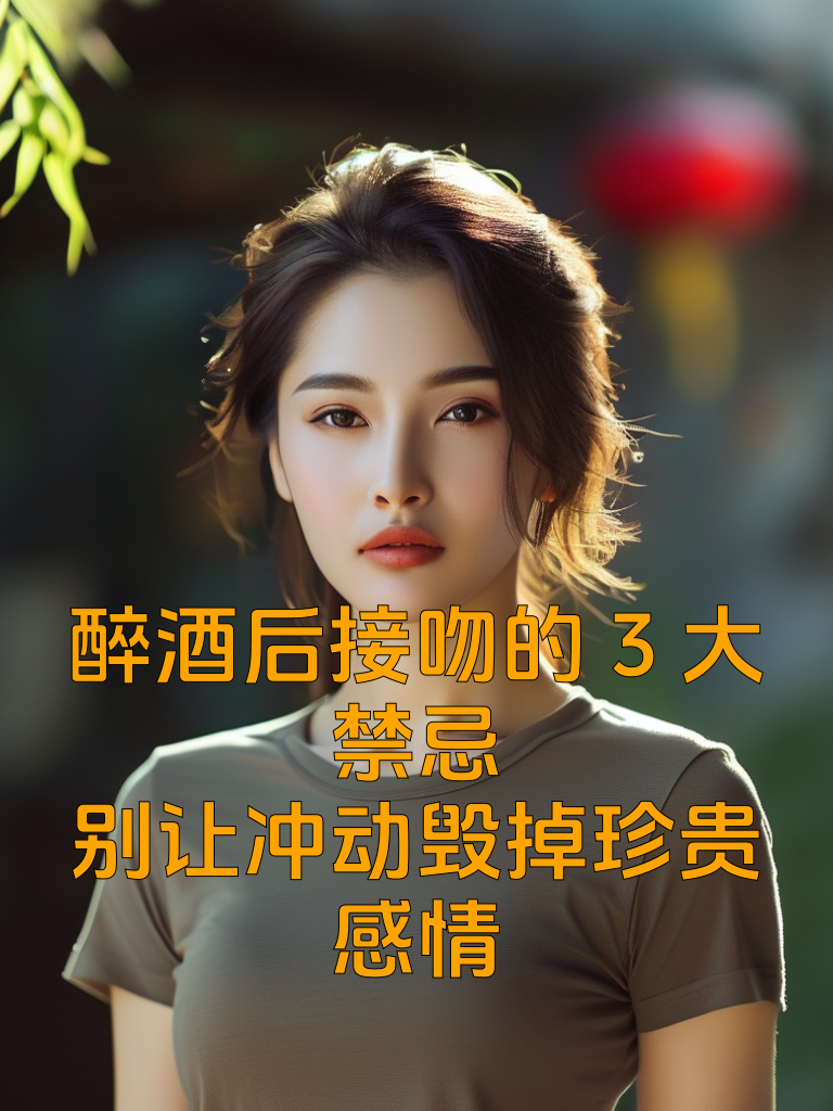 醉酒后接吻的3大禁忌：别让冲动毁掉珍贵感情