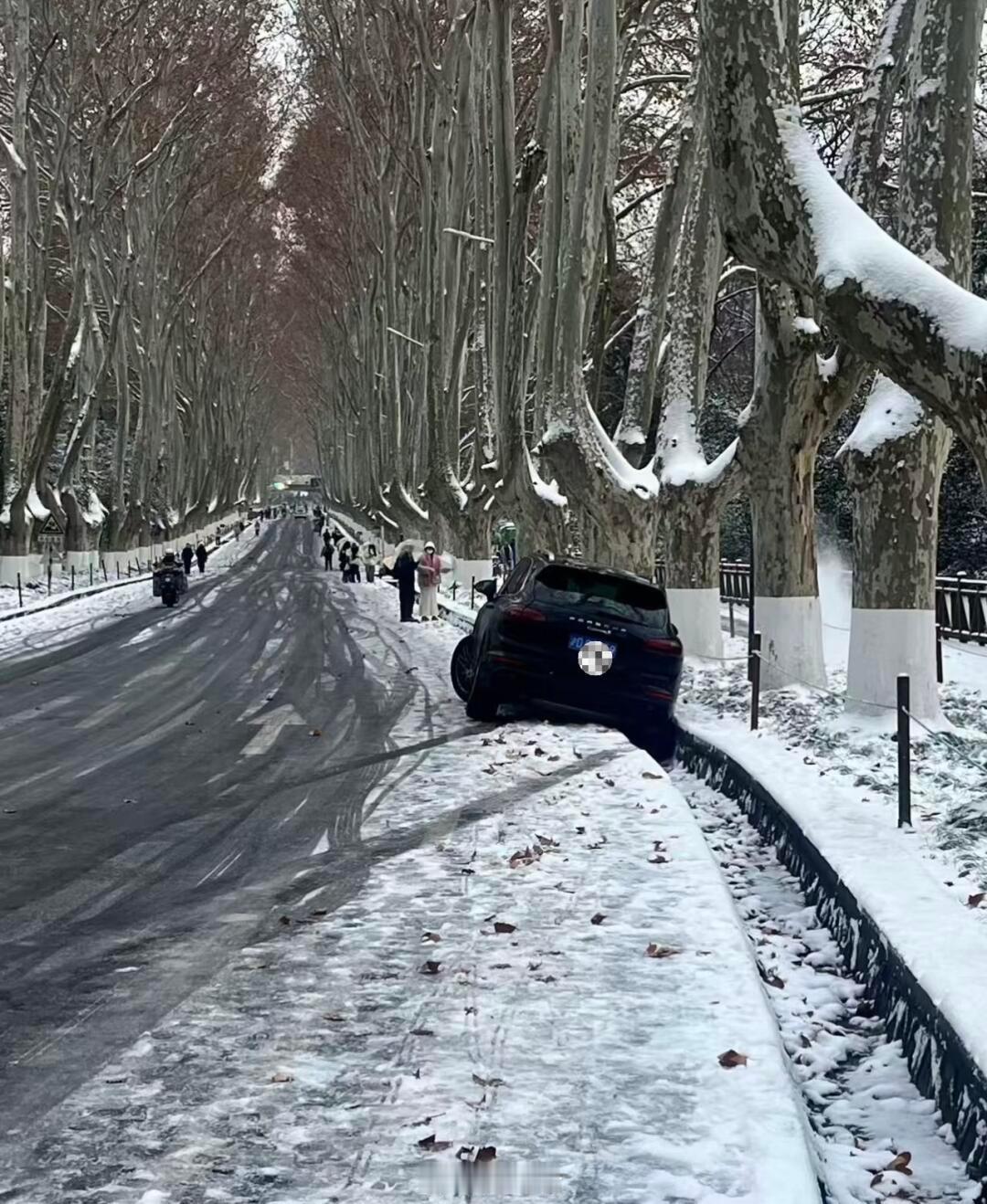 你能想到，这就是苏A下雪天的牛马，在雪地不知所不江苏全省降雪已停南京下雪上海终