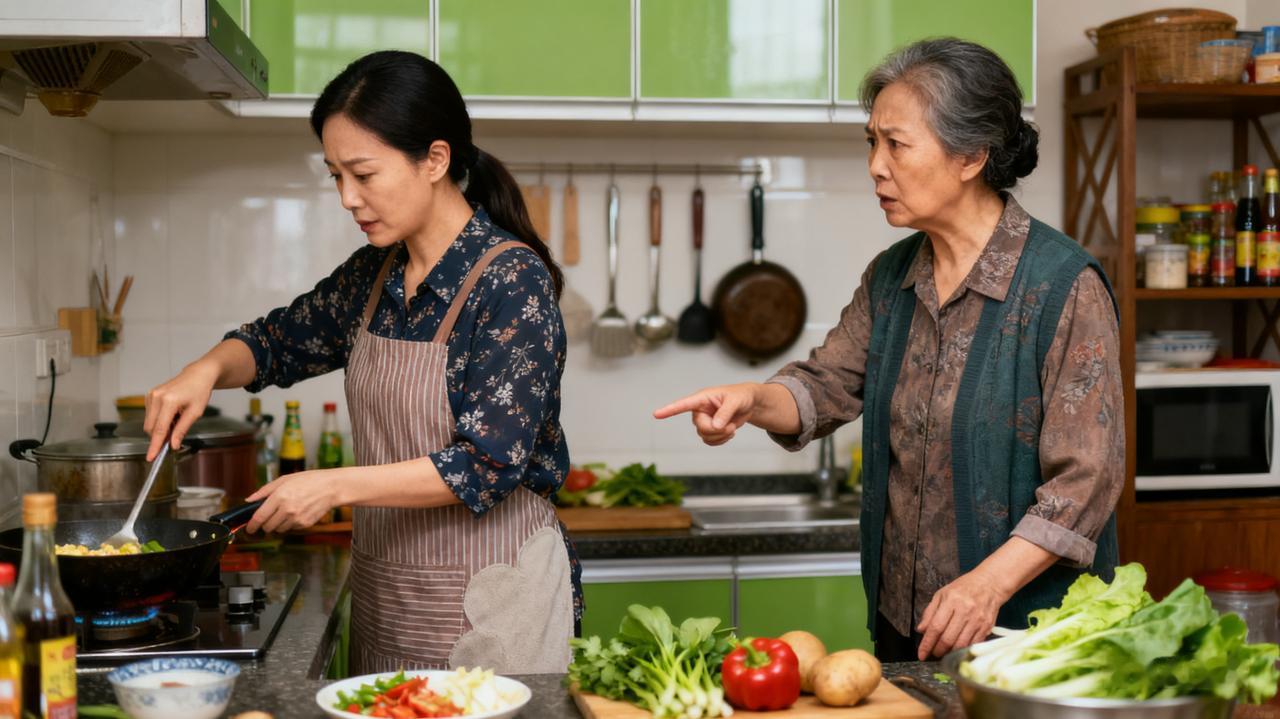 张姐和父母同住后，包揽了买菜、打扫、就医所有事，可母亲总挑剔“地板没擦到边”，父