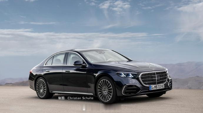 据说中期改款的奔驰e级长这样。不过，我是觉得它长啥样都无所谓，只要三叉星辉的L