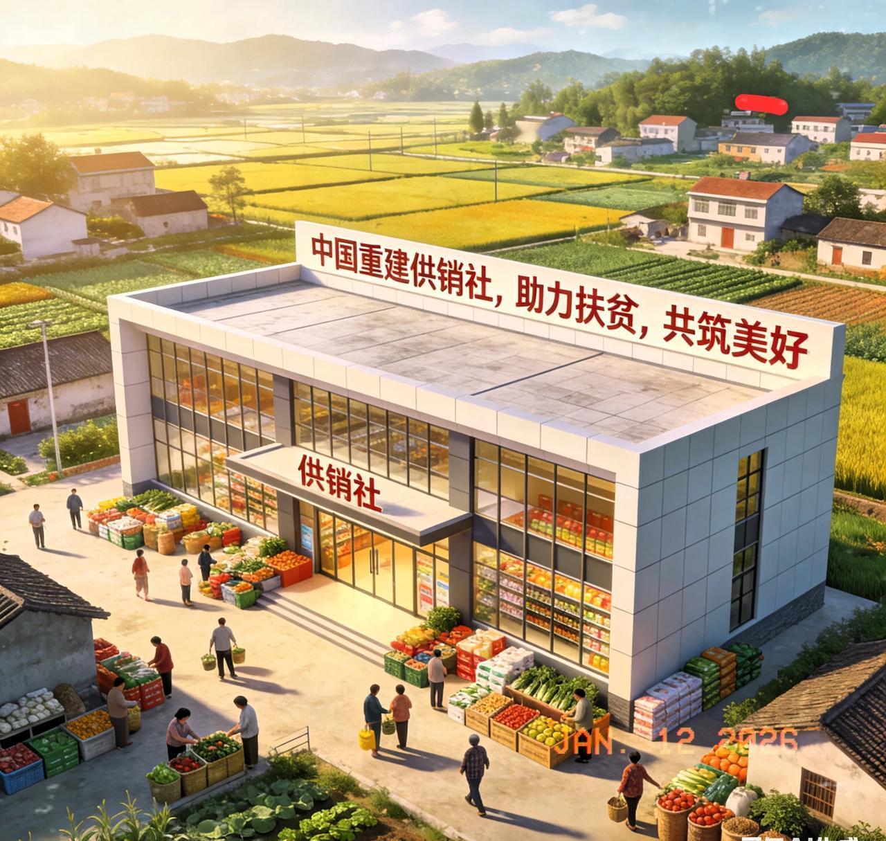 别误解了！中国重建供销社不是倒退，真相藏在“扶贫”里！家人们是不是刷到“重