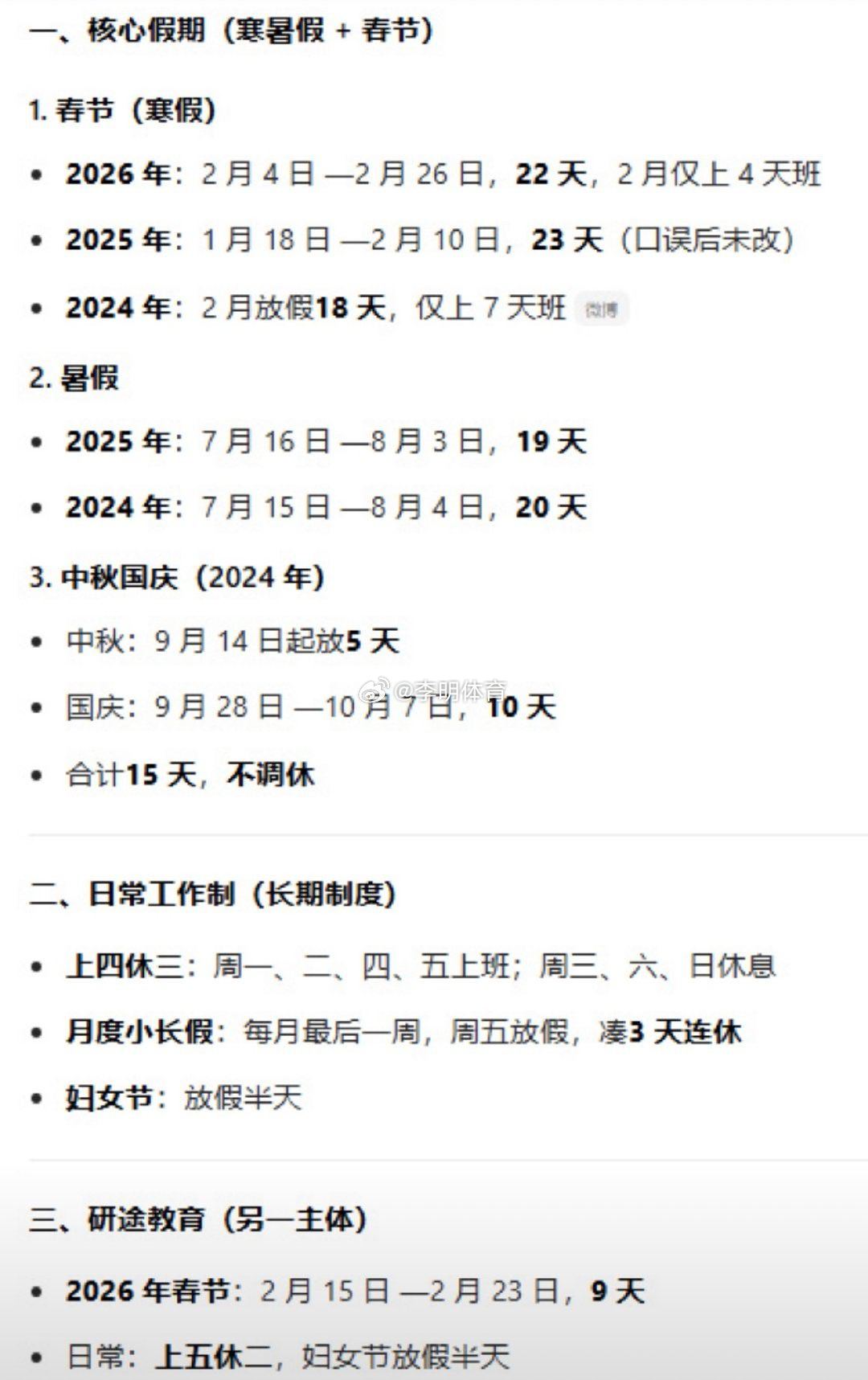 张雪峰员工上四休三其他方面咱们不了解，但至少从老板这个角度来讲，他一定是个好老