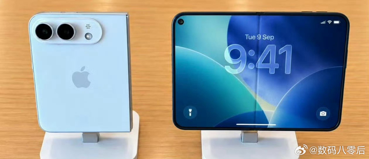 苹果折叠屏iPhoneDuo听说这是真机，那要是真机就这折痕苹果用户能接受