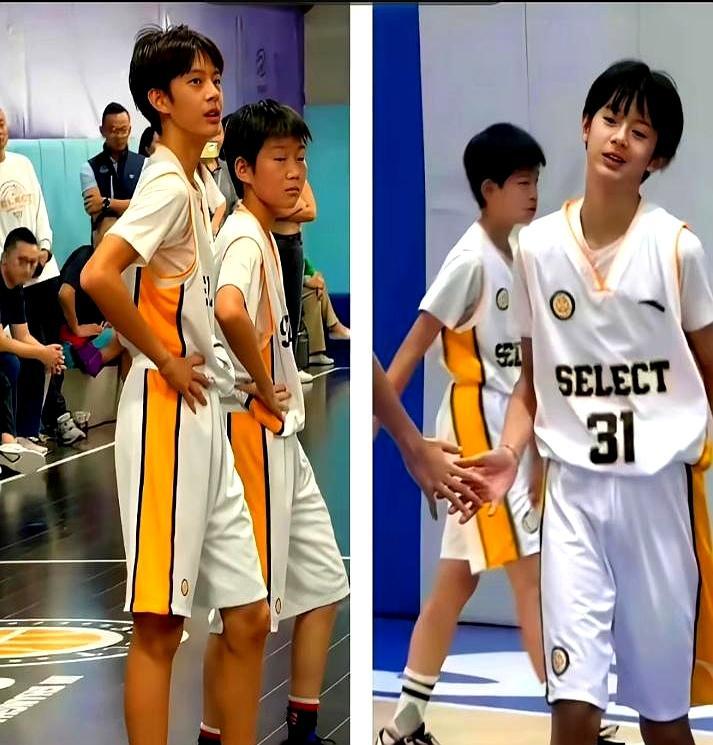 邓超孙俪俩娃的基因分配简直是老天爷开了精准外挂14岁的等等快窜到1米85