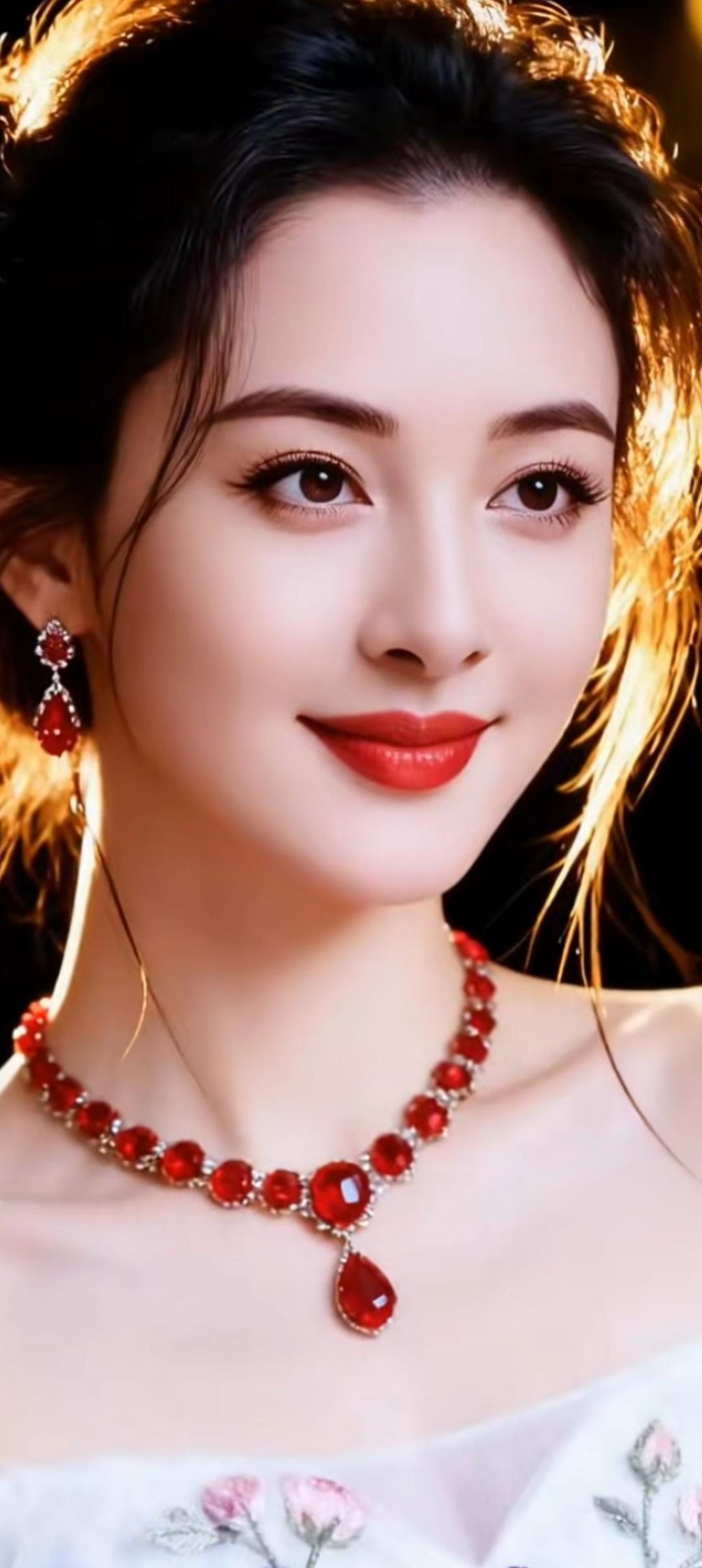 优雅红宝石项链，闪耀你的每一个瞬间！💎✨