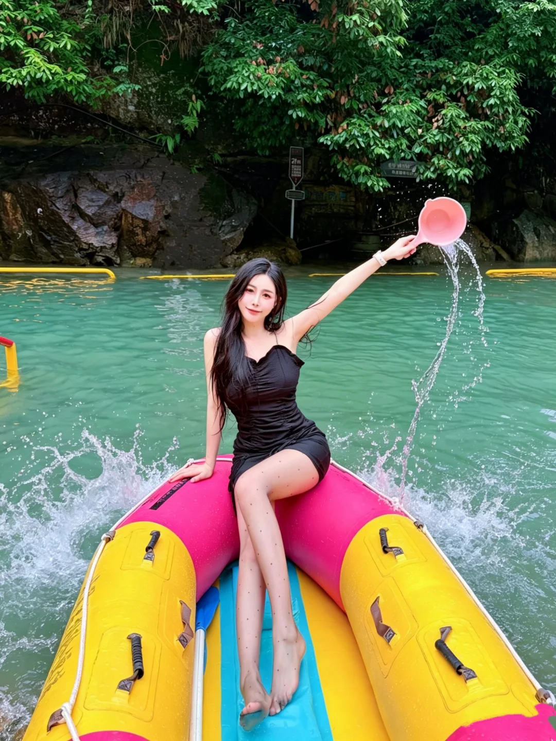 又到了可以玩水的夏天！！一起去漂流吧💦