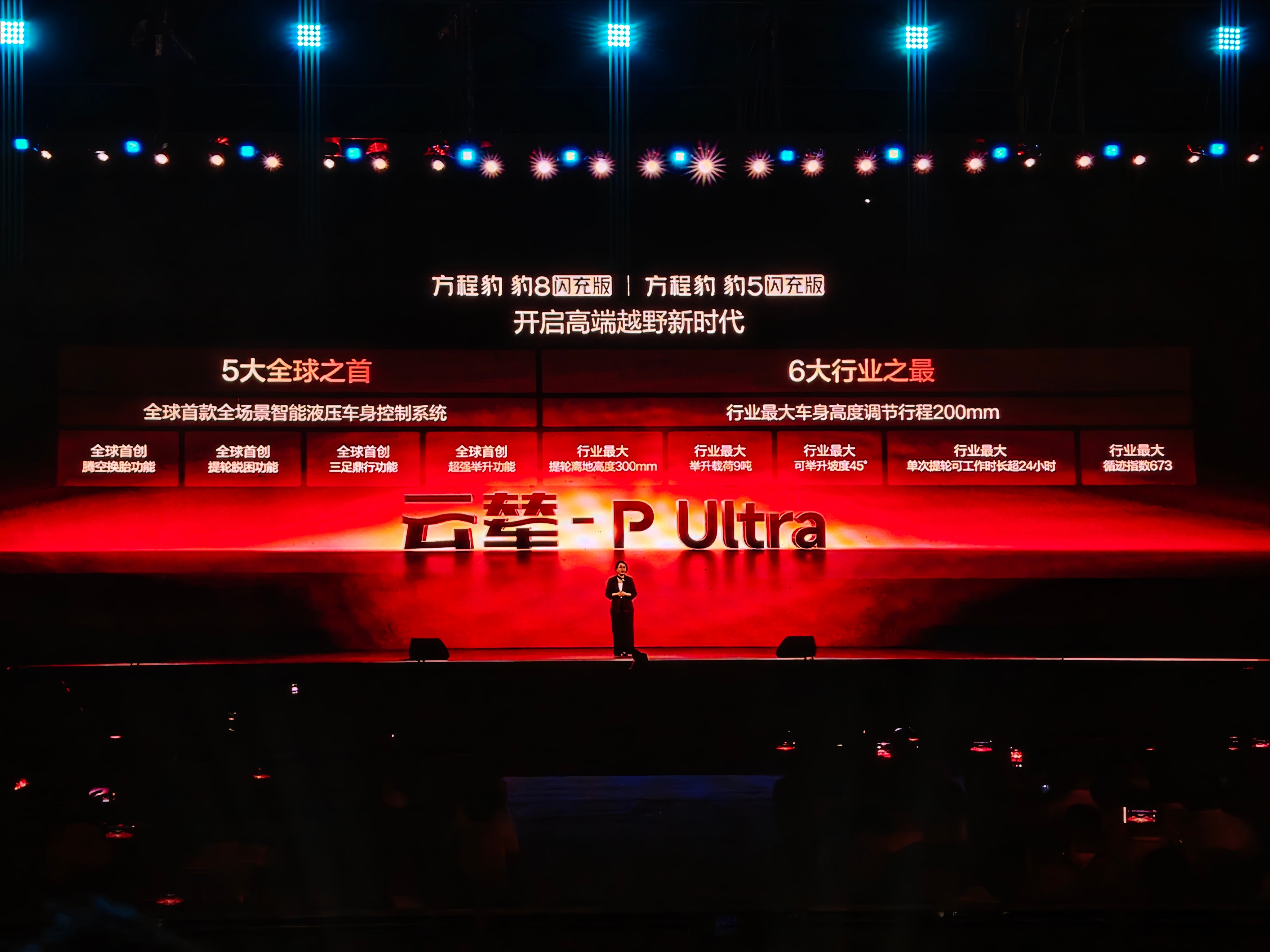 一堆真正意义上的全球首创太猛了云辇-PUltra，豹8和豹5闪充版都有