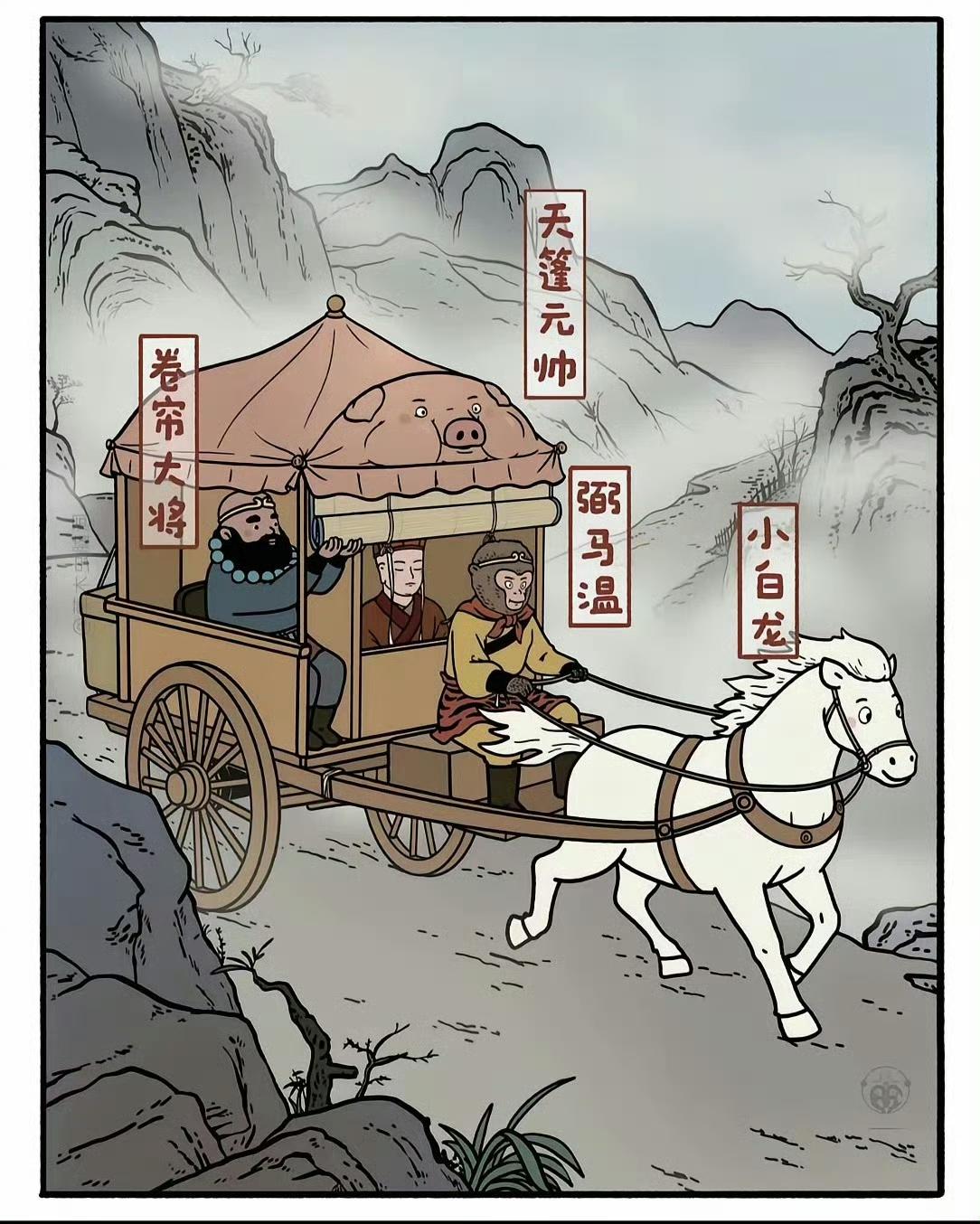 西游记师徒四人为什么不这样组合去取经？