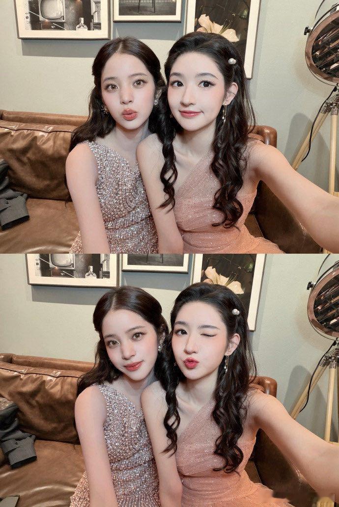 王玉雯合照堪称小型春晚聚会王玉雯的春晚后台合照太热闹了！白鹿、李昀锐、田曦薇都