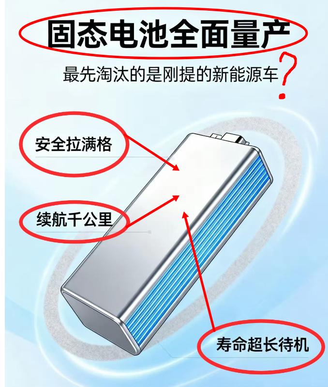 “固态电池先干掉的是谁？”如果固态电池上市，首先干掉的并不是燃油车，而是目前的