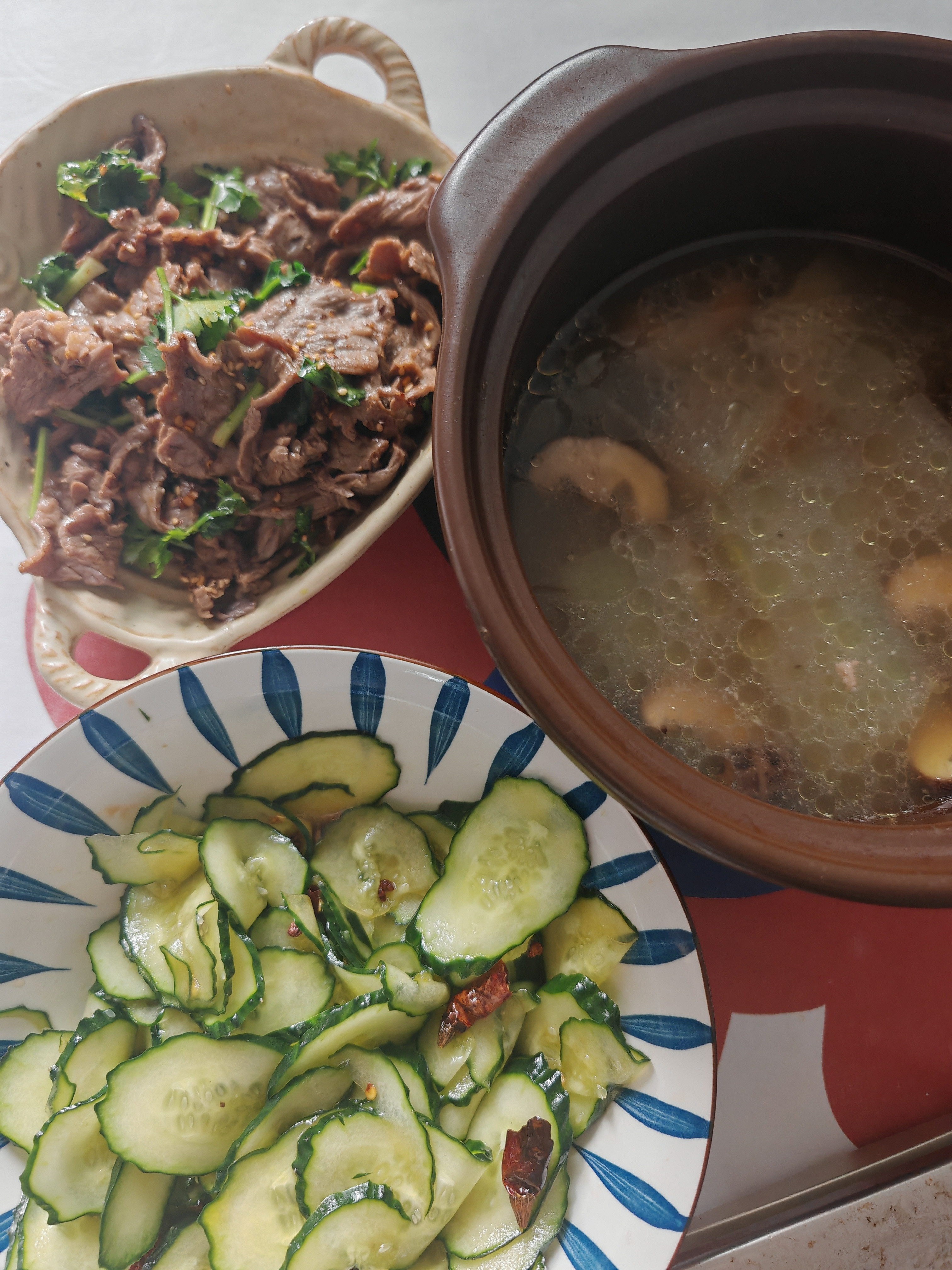 午餐忘记买豆腐了你们吃啥