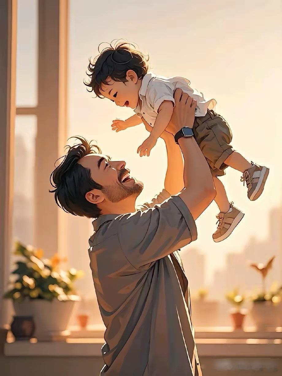 孩子最渴望听到，爸爸说的这五句话1. 别怕，爸爸永远是你最坚实的后盾，天塌下来有