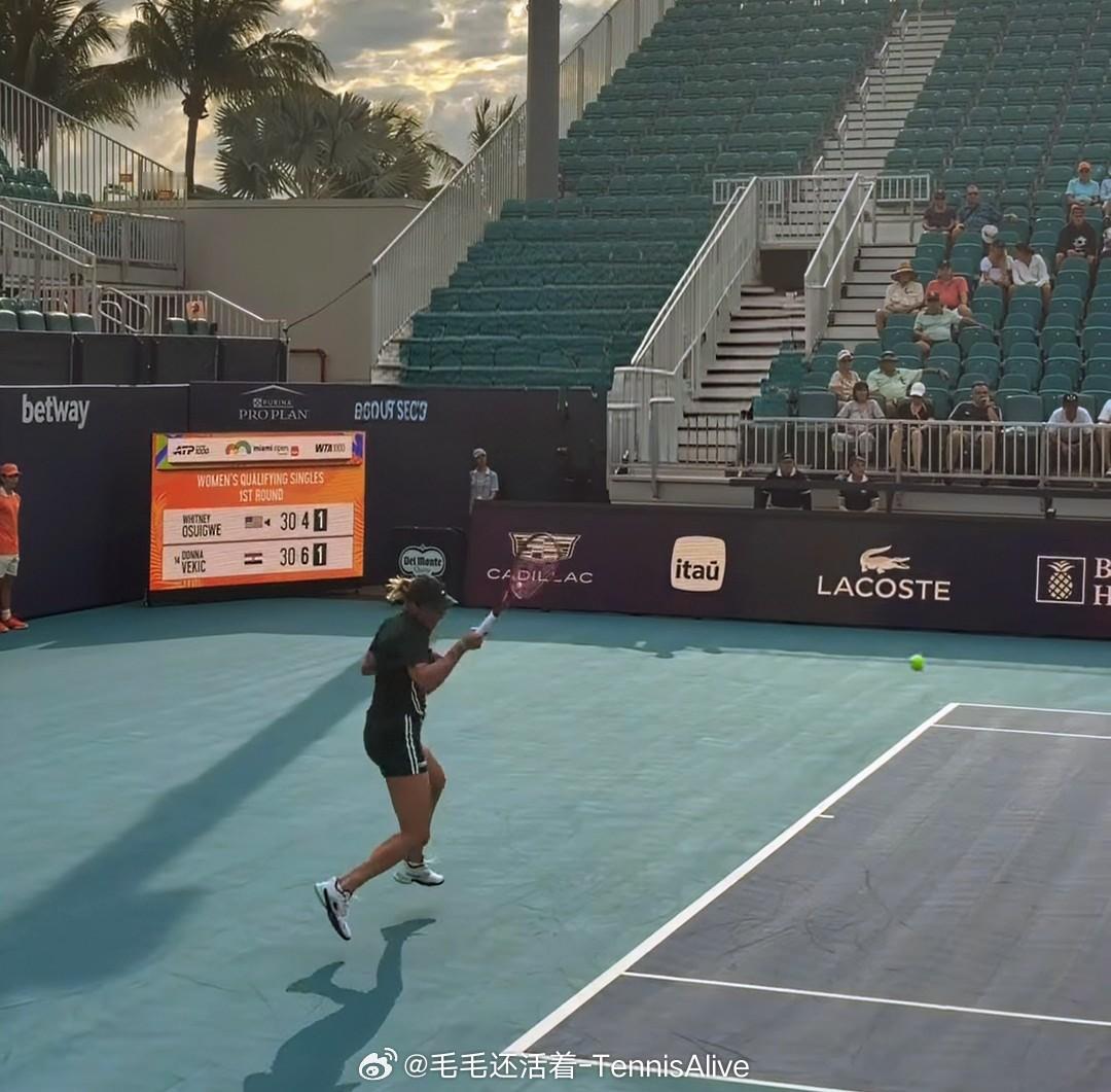 【四字形容】维基奇迈阿密获胜维基奇6-46-2奥西格威打进迈阿密资格赛第二轮。