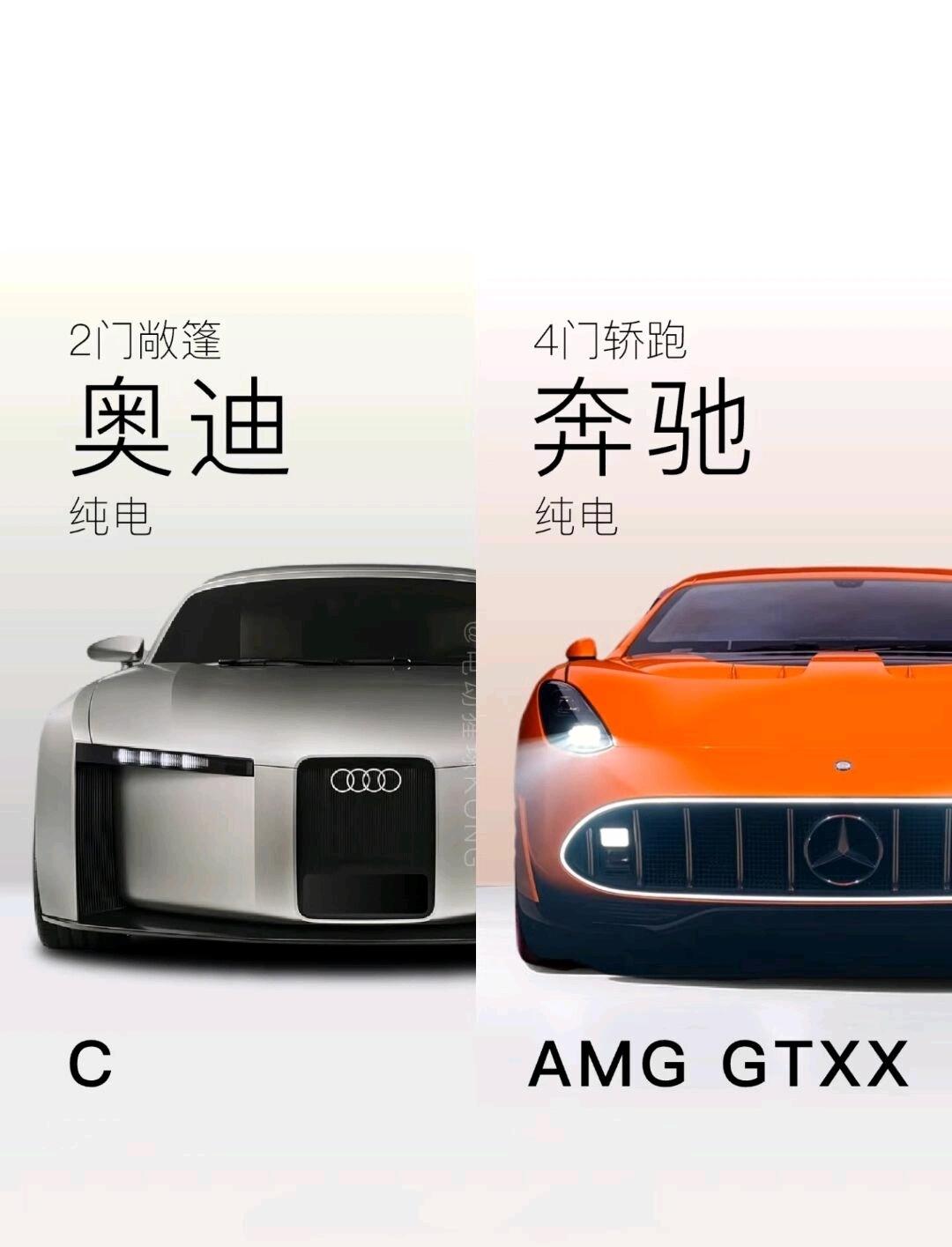 BBA的含金量令人惊叹！这设计有点夸张了吧？感觉奥迪有布加迪的感觉，奔驰有玛莎拉