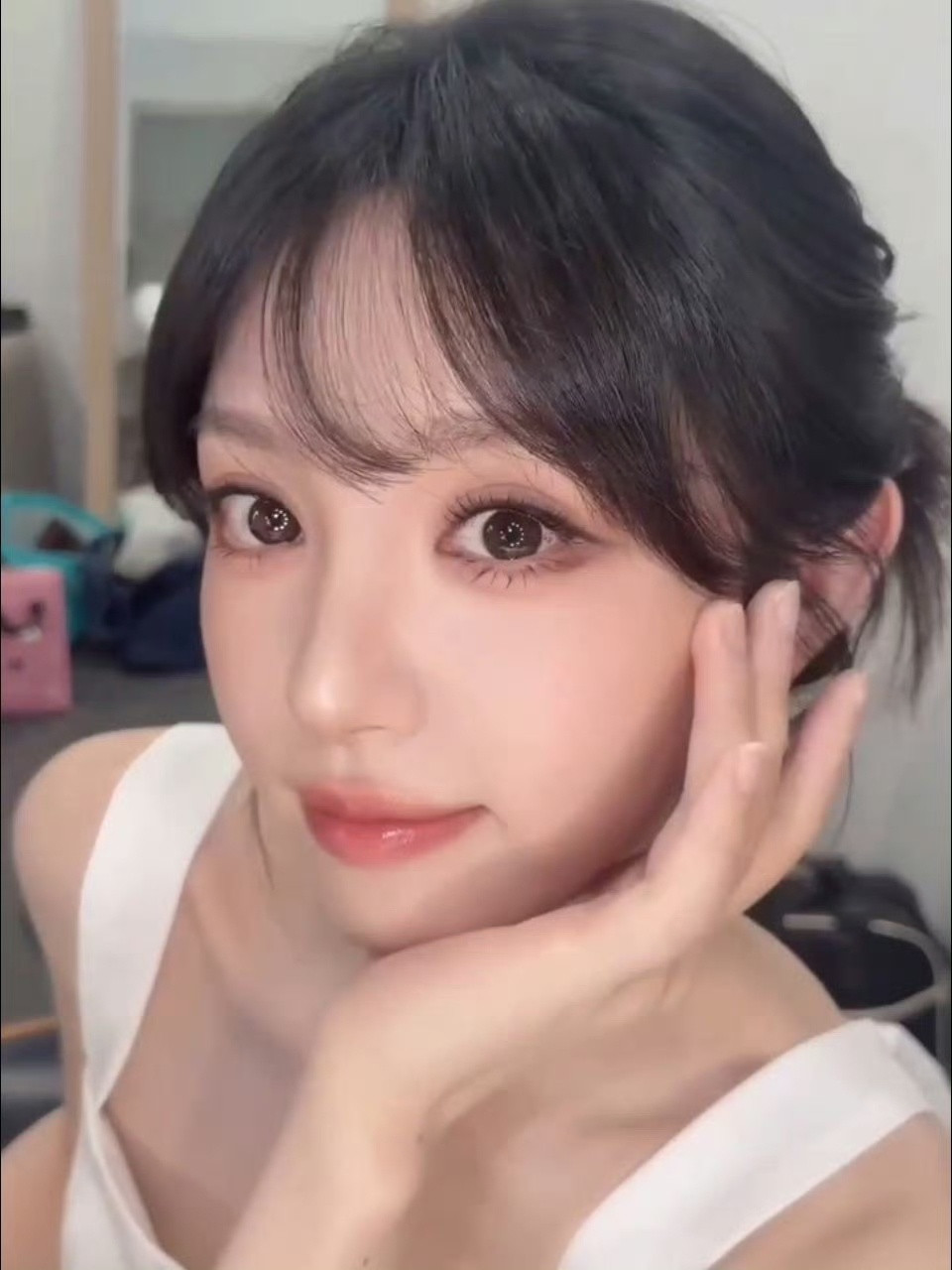 田曦薇初中毕业照网友晒田曦薇初中毕业照灯花笑田曦薇田曦薇