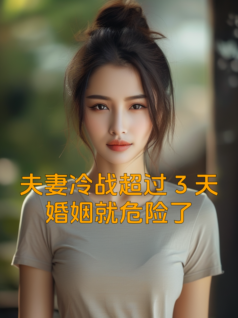 夫妻冷战超过3天，婚姻就危险了