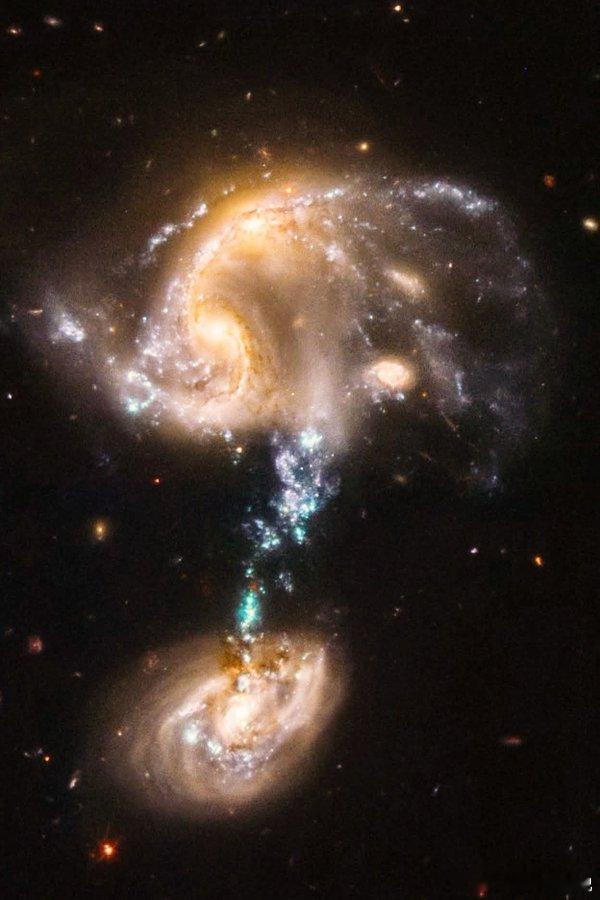 Arp194(UGC6945)：银河青春之泉想象一场宇宙芭蕾在6亿光年