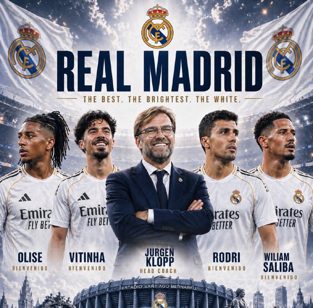 欧洲转会新闻！★几个菜啊喝成这样！为了让皇马再次伟大，克洛普、奥利塞、维蒂尼