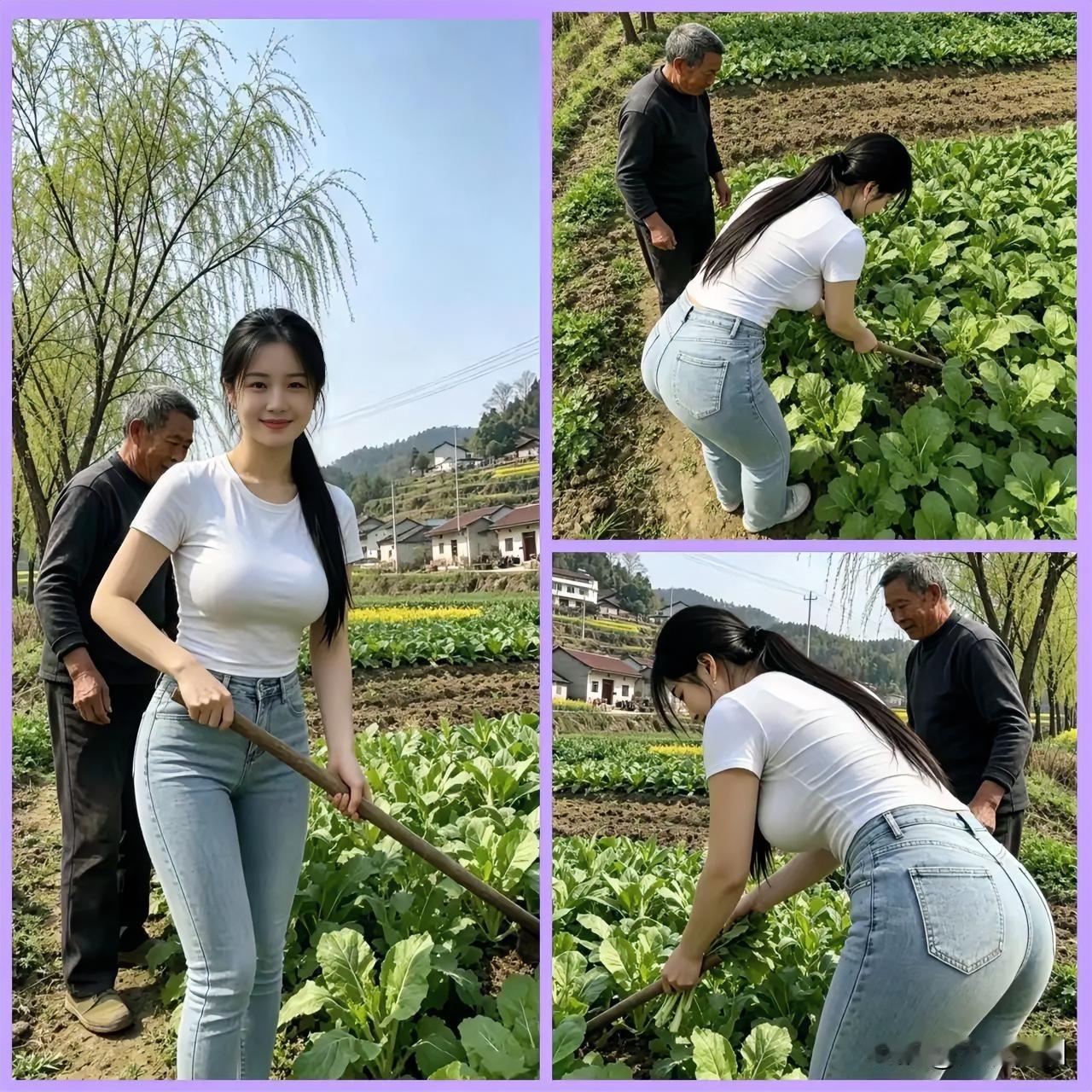 投身田园劳作，与自然深情相拥，收获丰盈硕果！🌿🌾田园生活感悟田园劳作照田