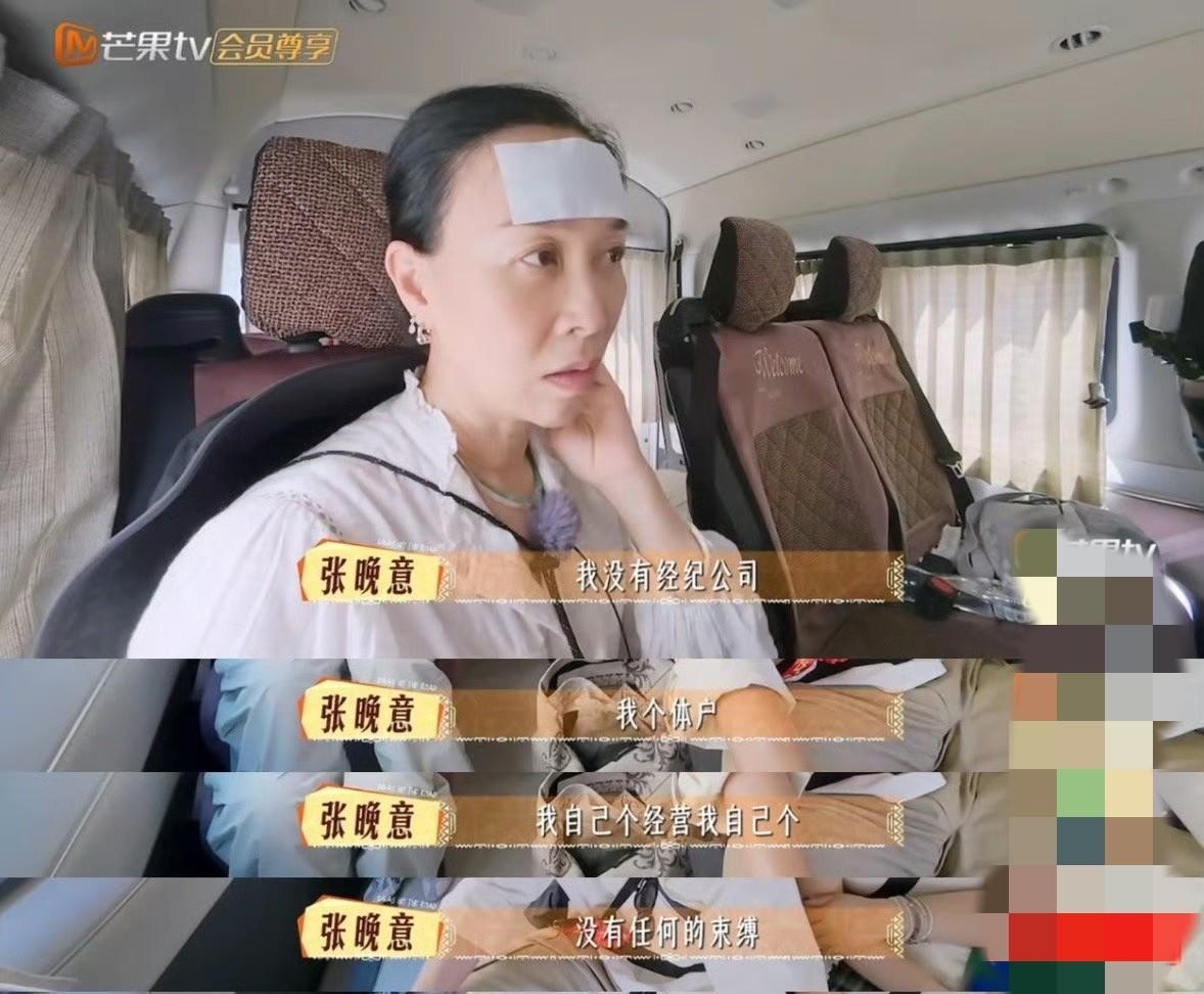 张晚意：“我没有签任何公司，我个体户，我自己个经营我自己个，没有任何的束缚，不想